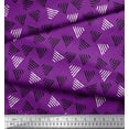 thumbnail image 2 of Soimoi Rayon Fabric Triangle Block Print Fabric by The Yard 42 Inch Wide, 2 of 3