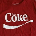 thumbnail image 4 of Coca-Cola Heathered Red Enjoy Coke Adult Unisex T-Shirt (Large), 4 of 4