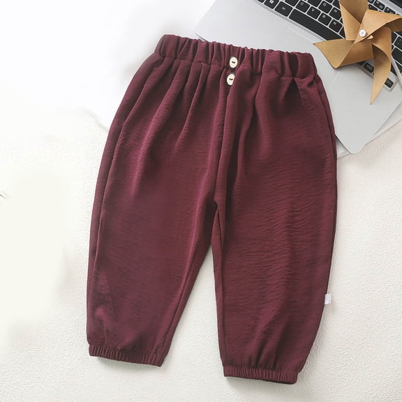 Kids Summer Mosquito Repellent Pants Thin Breathable Cool Comfortable Travel Play