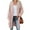 Pink, variant on Womens Open Front Cardigan Batwing Sleeve Oversized Sweater Coat