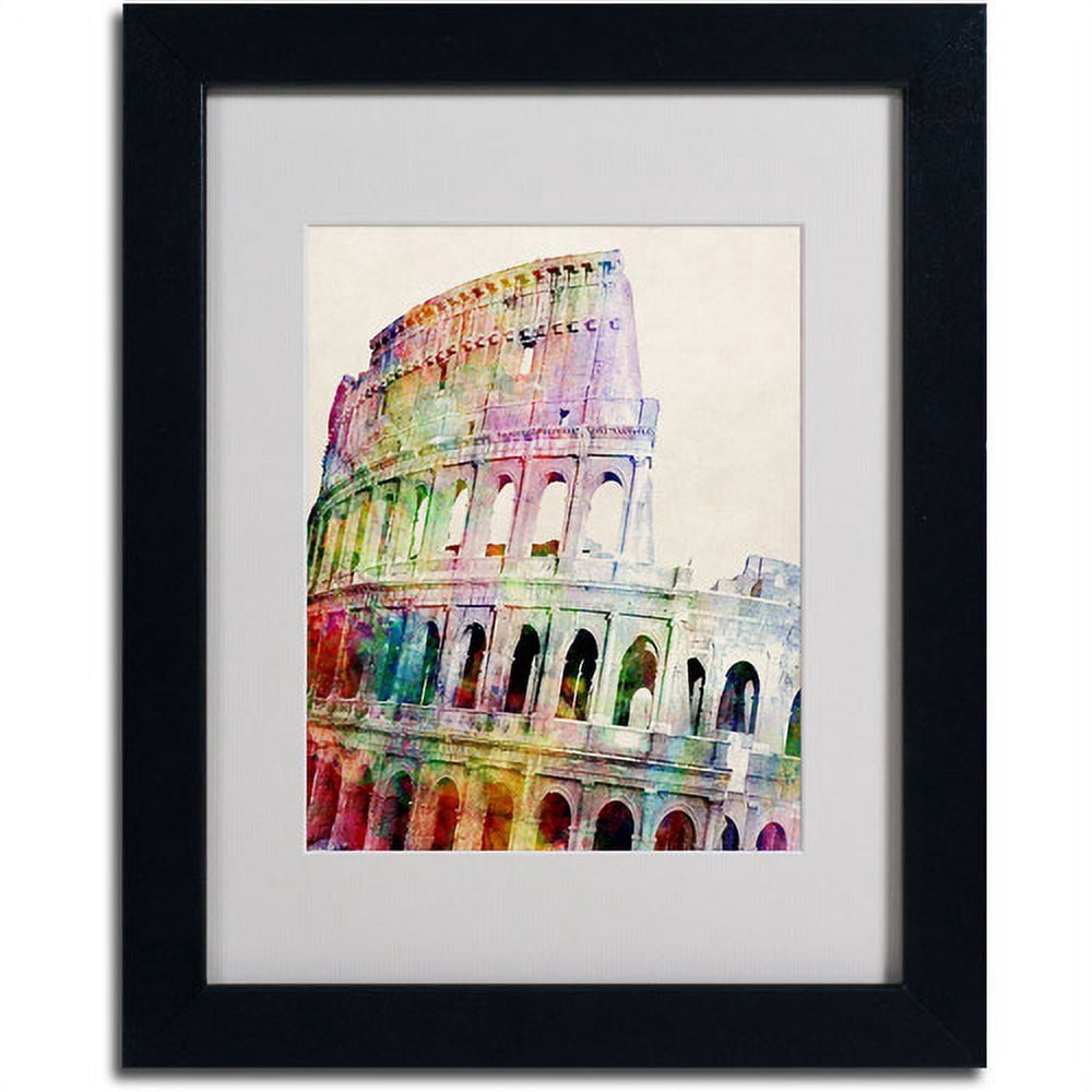Trademark Art 'Colosseum' Matted Framed Art by Michael Tompsett