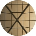thumbnail image 1 of Ahgly Company Machine Washable Indoor Round Transitional Metallic Gold Area Rugs, 6' Round, 1 of 7