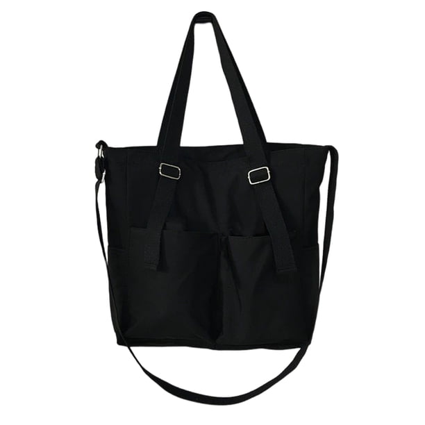 Minnieouse Bolsa de lona impermeable, bandolera, organizador de botellas de agua, con colgante de estilo japonés, bolso de un solo hombro Envolturas para manijas de equipaje Negro Minnieouse AP016871-01