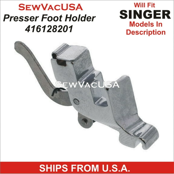 Singer Compatible Presser Foot Holder 006187008 / 416128201 Fits Heavy Duty Models In Description