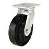 Shepherd Hardware 9493 6 x 2 in. Rubber Swivel Plate Caster