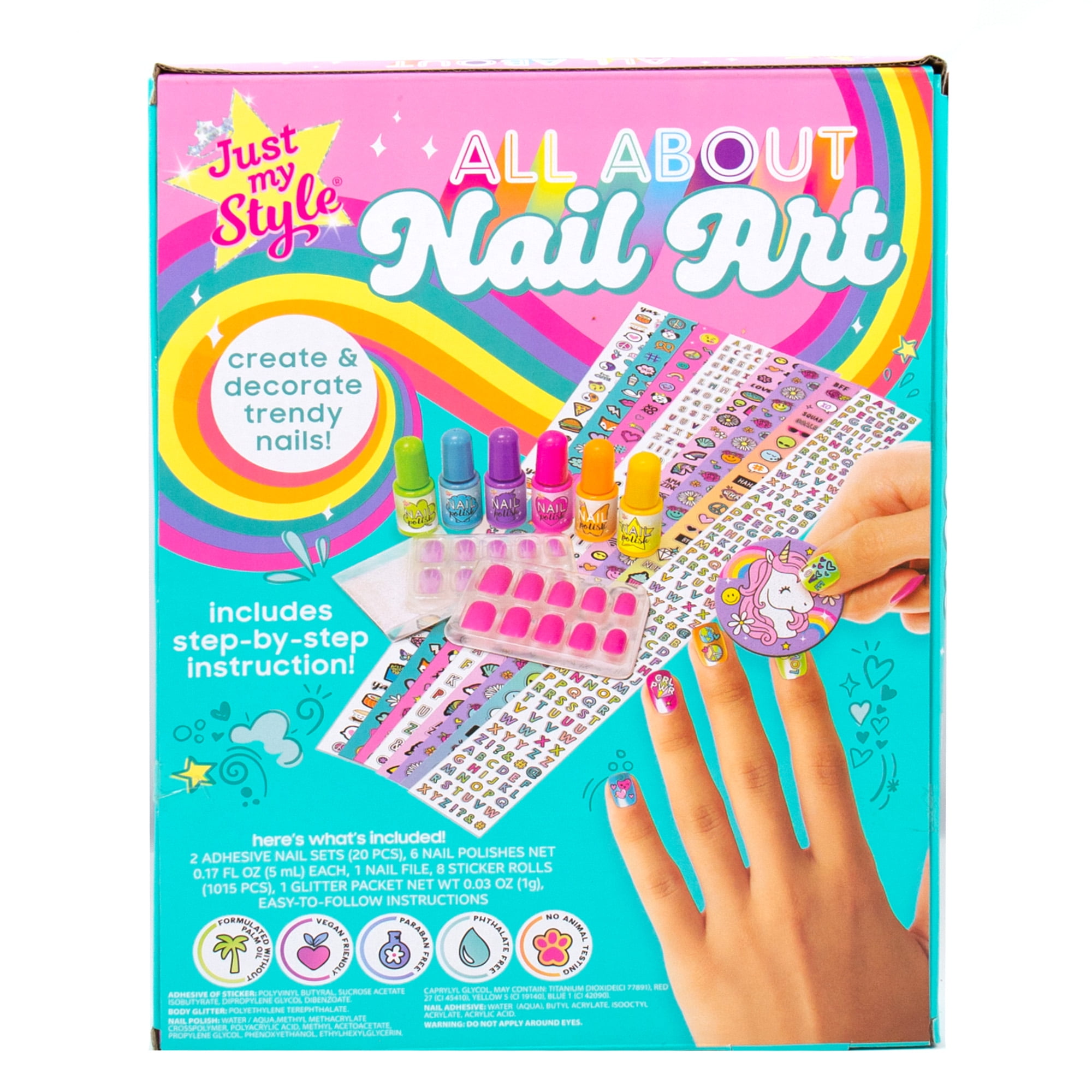 Just my style All about Nail Art Kid Nail Polish Girls Make Up Set  cosmetics kit