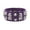 Purple, variant on Edgy PU Cuff Featuring Gothic Metal Rivets for Stage Performances and Rock Fashion Enthusiasts