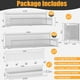 thumbnail image 3 of Estante magnético para especias para refrigerador, paquete de 7 estantes magnéticos 100% metal, organizador de especias de cocina con estante de gancho, soporte para toallas de papel, organizador de, 3 of 26