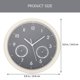 thumbnail image 2 of Digital Clock Wall Hanging Clock Household Mute Clock Plastic Hygrometer Clock, 2 of 3