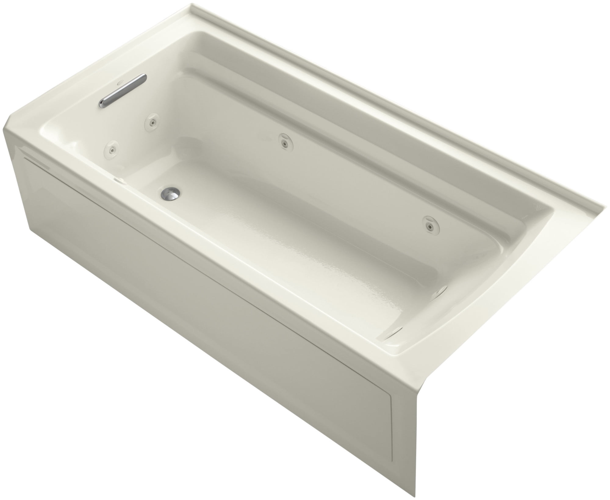 Kohler K-1124-La Archer Collection 72" Three Wall Alcove Jetted