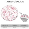 thumbnail image 6 of Pioneer Flower Floral Print Pattern Round Fitted Tablecloth with Elastic Edge,Dining Table Cover Waterproof,Outdoor Round Tablecloth for Camping,Dining,Indoor and Outdoor, 6 of 7