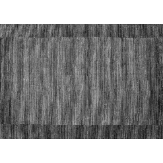 Ahgly Company Indoor Rectangle Abstract Gray Contemporary Area Rugs, 4' x 6'