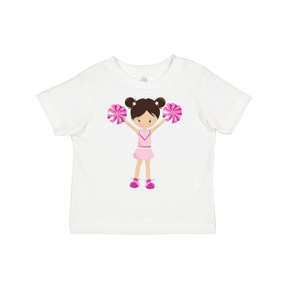 Inktastic Cheerleaders, Cute Girl, Brown Hair, Cheerleading Girls Toddler T-Shirt