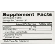 Midnite Sleep Aid 30 Chewable Tablets Ea