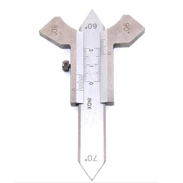 Jauge Testeur De Soudure V Wac En Inox - Outil Précis Pour Contrôle Soudures, Menuiserie Et Métal