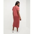 thumbnail image 3 of Hanes Women's Garment Dyed Midi Dress Nantucket Red S, 3 of 6
