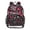Black and Red Leopard Print, variant on PVC Transparent Backpacks Clear Backpack for Travel and Outings Black and Red Leopard Print