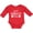 Red, variant on Inktastic Dad's Cricket Buddy Boys or Girls Long Sleeve Baby Bodysuit