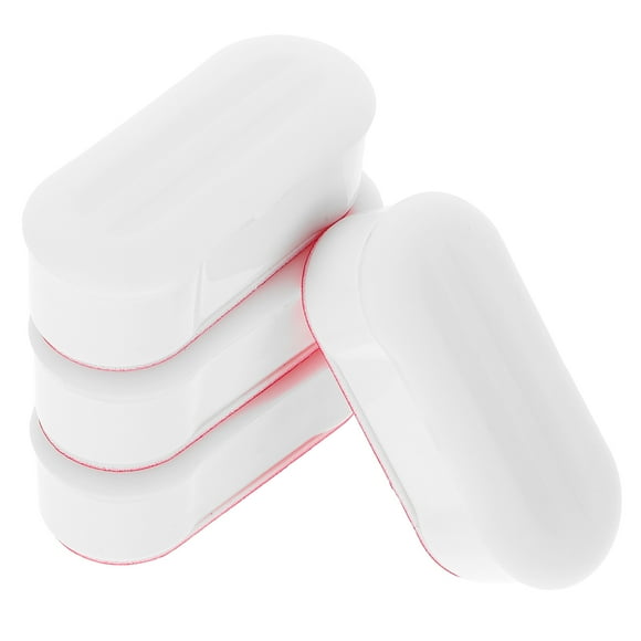 KAKOWELY 4PC Toilet Seat Bumpers Strong Adhesive Universal Seat Bumper Kit Household Toilet Replacement Bumpers,2.17"X0.79"X0.79"