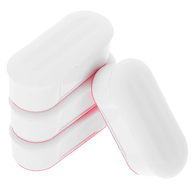 FELTECHELECTR Juego de 4 protectores de asiento de inodoro universales con adhesivo fuerte para el hogar.