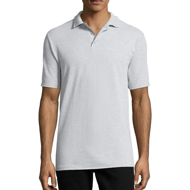 Hanes Men's Short Sleeve Pique Shirt -