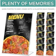 Photo Booth Frames 4 x 6 Clear Acrylic Picture Frame, 12 Pack