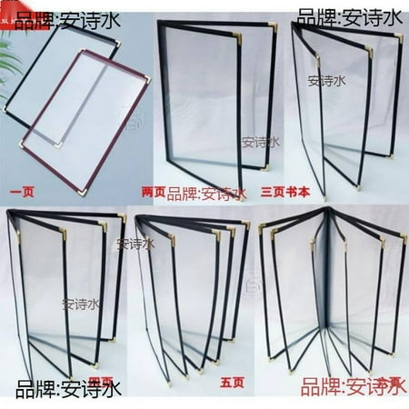 

Kitchen Menu Binder Store Loose Leaf Binder Personal Planner Folder Home Accessory