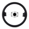 thumbnail image 2 of Universal Stylish Unique Car Universal Steering Wheel Accessories Car Parts Black And Silver, 2 of 8