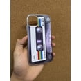 thumbnail image 5 of Funda KIOMY para iPhone 11, diseño retro de cinta de casete 3D, 5 of 5