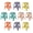 18.8" Height - Colorful, variant on ICEELF 10 Pack Stackable Classroom Stools, 12.9" Colorful Nesting Plastic Stools, Portable Backless Flexible Seating for Classroom, School, Kindergarten, Home, Space-Saving Design