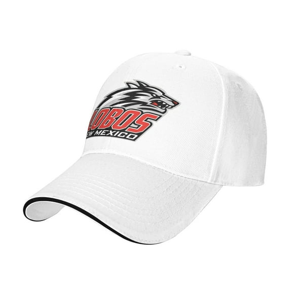 New Mexico Lobo Casual Sandwich Baseball Cap Adjustable For Men For Women