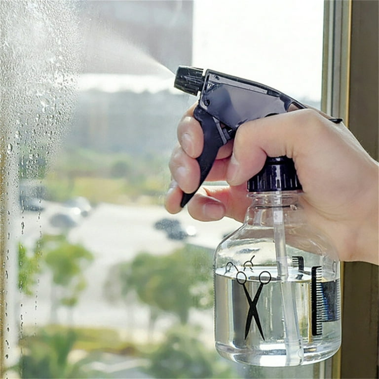 Continuous Spray Bottle for Hair Mist Empty Ultra Fine Plastic Water Sprayer For Hairstyling Cleaning Salons Plants Essential Oil Scents More