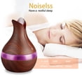 thumbnail image 4 of ESULOMP 300ml LED Essential Oil Diffuser Humidifier Aromatherapy Wood Grain Vase Aroma, 4 of 6