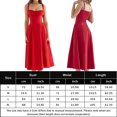 thumbnail image 3 of Vestido Midi Vestido Vestido Midi Bandge para mujer Vestido de fiesta elegante de verano sin espalda a la moda (Rojo S) Cgtredaw Para estrenar, 3 of 6