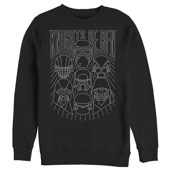 Men's Star Wars: The Rise of Skywalker Knights of Ren Streak Sweatshirt Black 3X Large