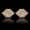 True gold white, variant on Elegant rhombus-shaped full-diamond zircon cufflinks for men's suits, French-style shirt cuffs, fashionable and unique.