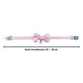 thumbnail image 6 of Shenmeida 2PCS Collar for Cats Pets Breakaway with Drop Bead Floral Bow Decor Adjustable Safety Puppy Costume Accessories, 6 of 8