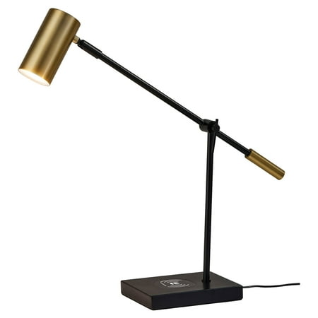 Adesso Collette Adessocharge Led Desk Lamp With Qi Wireless