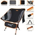 thumbnail image 2 of Nice C Camping Chairs, Orange, 2 of 7