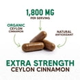thumbnail image 4 of Ceylon Cinnamon Capsules - Organic Ceylon Cinnamon 1800mg Per Serving - Extra Strength, Certified Organic “True Cinnamon” Powder Formula - Sugar Free Supplement - Bottled in the USA - 180 Capsules, 4 of 10