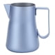 thumbnail image 3 of Jarra de acero inoxidable para espumar leche, café, latte, arte, para uso doméstico, color azul, 350 ml, 3 of 14