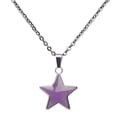 thumbnail image 1 of Colgante de moda Chang, collar con colgante de estrella, regalo de cumpleaños para hombres y mujeres Blanco, 1 of 9