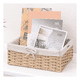 thumbnail image 4 of "3 Cestas De Almacenamiento De Mimbre Tejidas A Mano Estantes Belug, Beige ", 4 of 5