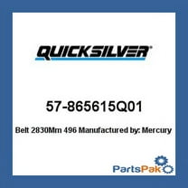 Quicksilver 865615Q01 Serpentine Belt, 2,830mm Long for MerCruiser 496 Magnum Engines