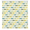 thumbnail image 2 of Ambesonne Animal Shower Curtain, Crocodile Funny Faces, 69"Wx75"L, Yellow Green Teal, 2 of 2