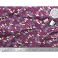 thumbnail image 2 of Soimoi Poly Georgette Fabric Paper Boat,Fish & Starfish Ocean Print Sewing Fabric Yard 42 Inch Wide, 2 of 3