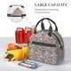 thumbnail image 5 of Fotbe Rose Mix Leopard 3 Bolsa de Almuerzo con Estampado, Lonchera Aislada, Contenedores de Comida Reutilizables Tipo Cooler a Prueba de Fugas, 5 of 7