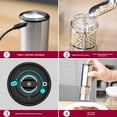 thumbnail image 3 of Factory Direct Import Hot Selling Large Inventory Smart Automatic Salt Mill Electric Black Pepper Grinder ([Button grinding suit-base charging model] KYMQ-15C single bin capacity 70), 3 of 3