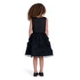 thumbnail image 2 of Kensie Girl Rosette Reverse Border Black Dress, Sizes 4-16, 2 of 5