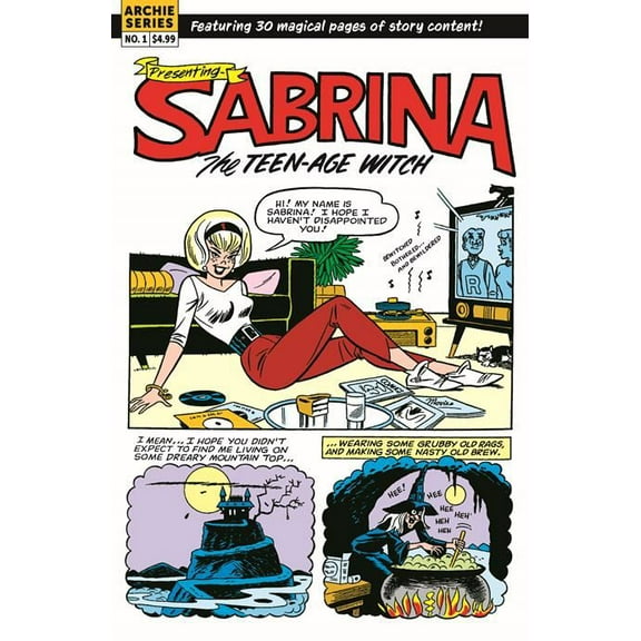 Sabrina The Teenage Witch Magic Unleashed (one Shot) Cvr B Dan Decarlo Retro Art Var Archie Comics Publications Comic Book